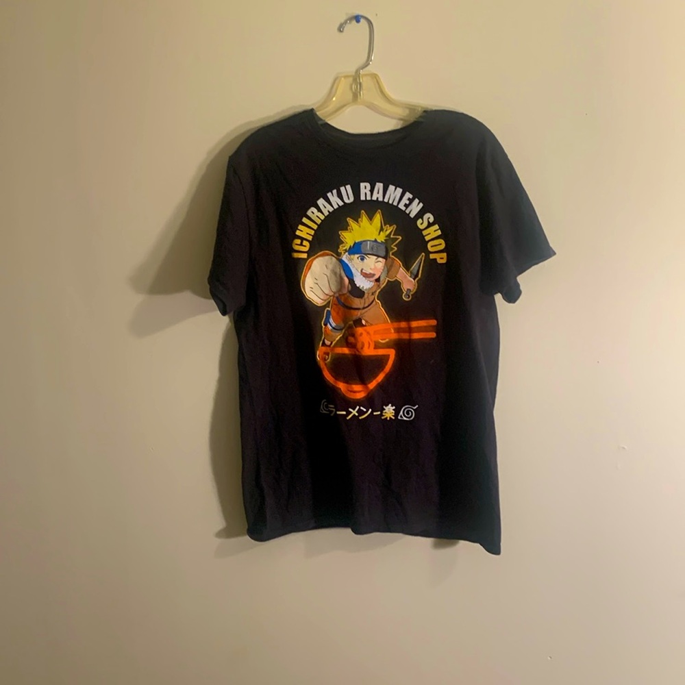 Naruto Ichiraku Ramen Shop Shirt Anime Size Medium